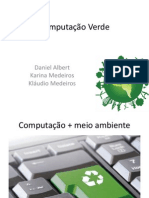 Green IT: computação sustentável
