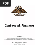 Caderno Resumos Xvii Ebel