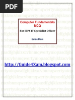 Download Computer Fundamentals MCQs for IBPS IT Officer Guide4Xam by bhaskarsw86 SN204820623 doc pdf