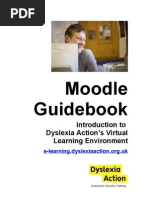 Download Moodle Guidebook Introduction to Dyslexia Action E-Learning Environment October 09 rev3 by dyslexiaaction SN20482334 doc pdf