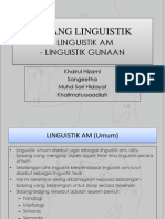 Bidang Linguistik (Am