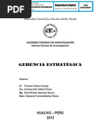 GERENCIA ESTRATÉGICA