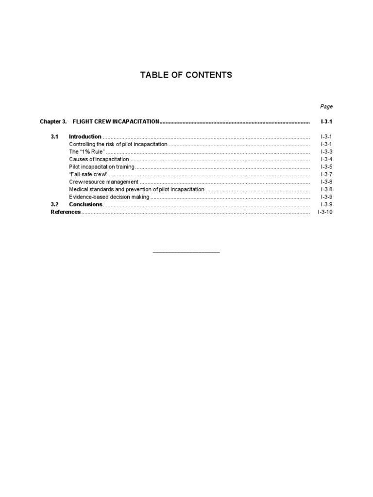 Pilot Incapacitation Study | PDF | Aviation Safety | Traffic Collision