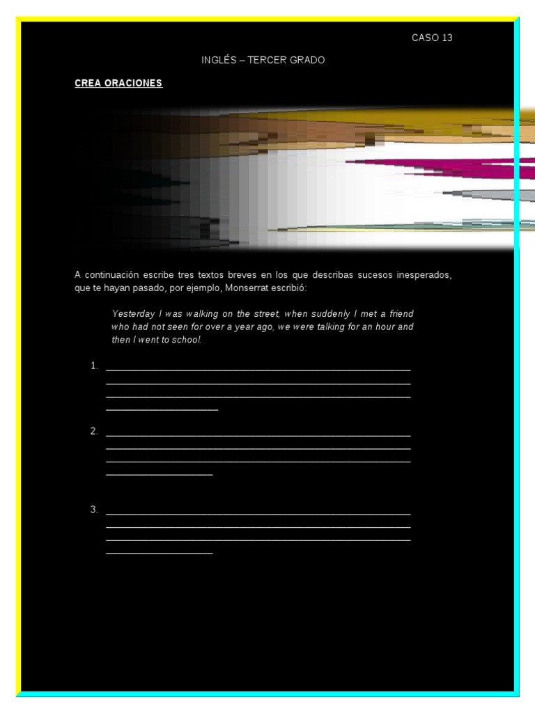 Sucesos Inesperados en Inglés | PDF | Ficción general