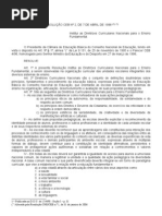 Resolução CEB 02/98 - Institui as Diretrizes Curriculares Nacionais para o Ensino Fundamental