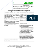 Update of Albanian Fiscal Laws For 2014 - Altax - Al