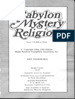 Ralph Woodrow Babylon, Mystery Religion - Ancient and Modern 1981