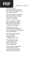 Poema da Água
