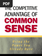 Download The Competetive Advantage of Common Sense by Ahmad Hussein Enayat Muhsin SN20486591 doc pdf