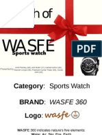 Launch of WASFE Sports watch