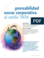 La Responsabilidad Social Corporativa Al Estilo TATA