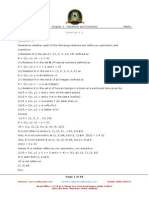 Chapter 1 Relations and Functions