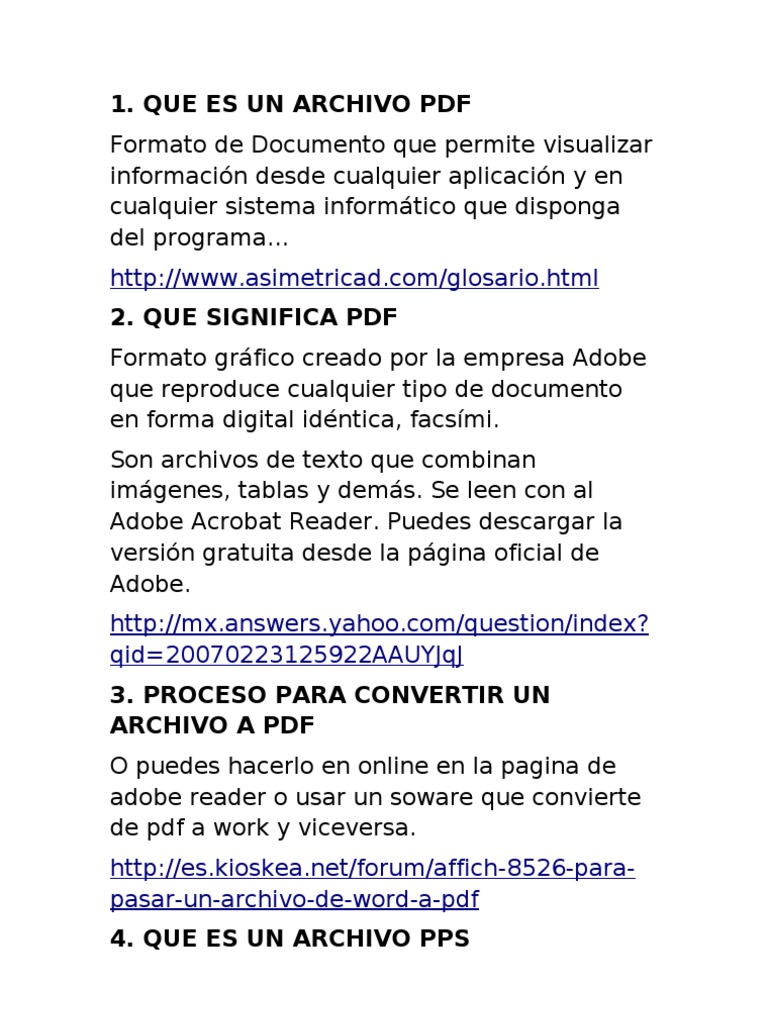 Guía de Formatos PDF y RTF | PDF | Archivo de computadora | Microsoft Word