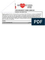 CPD PreCourse Assessment Form