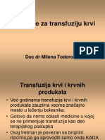 Indikacije Za Transfuziju Krvi Def