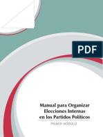 Manual Para Organizar Elecciones Internas