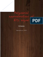 Polynomial Approximation of A 2D Signal