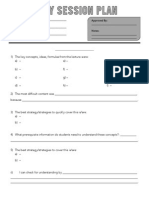 Daily Session Plan (SP14)