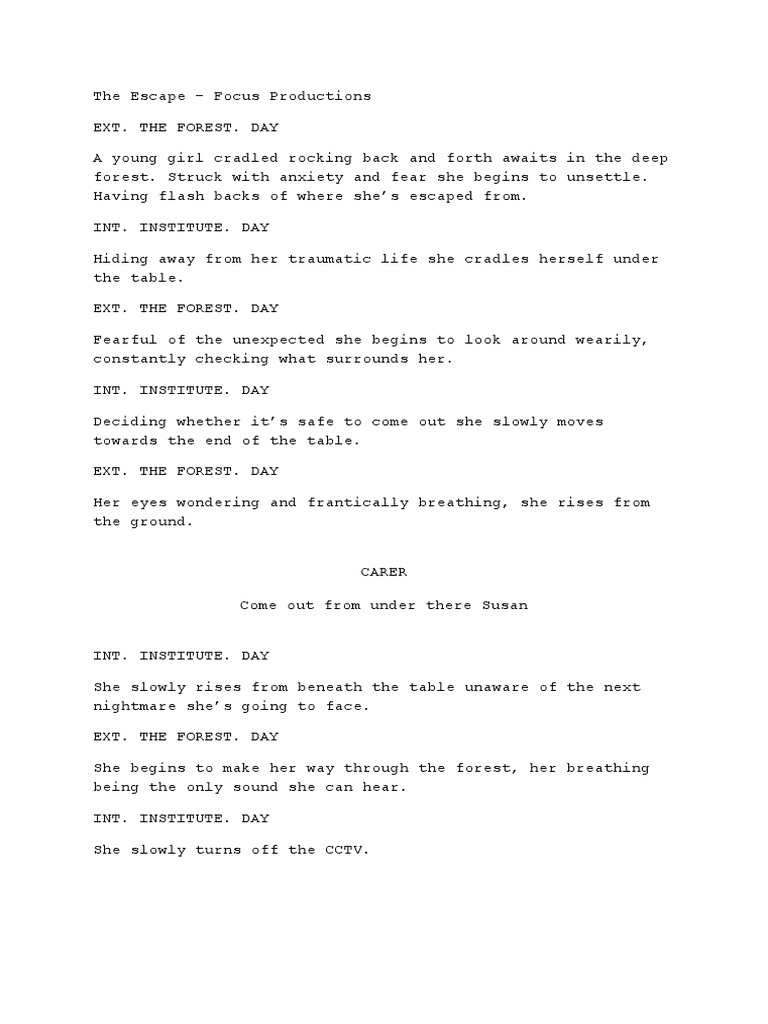Focus Productions Script | PDF