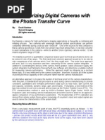 Photon Transfer Curve Charactrization Method