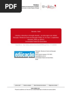 Literatura, sociedade e formaçao docente