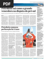 PETR-2009-08-31-Petrobrás sai como a grande vencedora na disputa do pré-sal