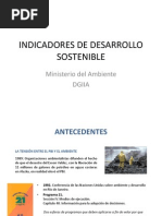 Indicadores de Desarrollo Sostenible 22-09-2011