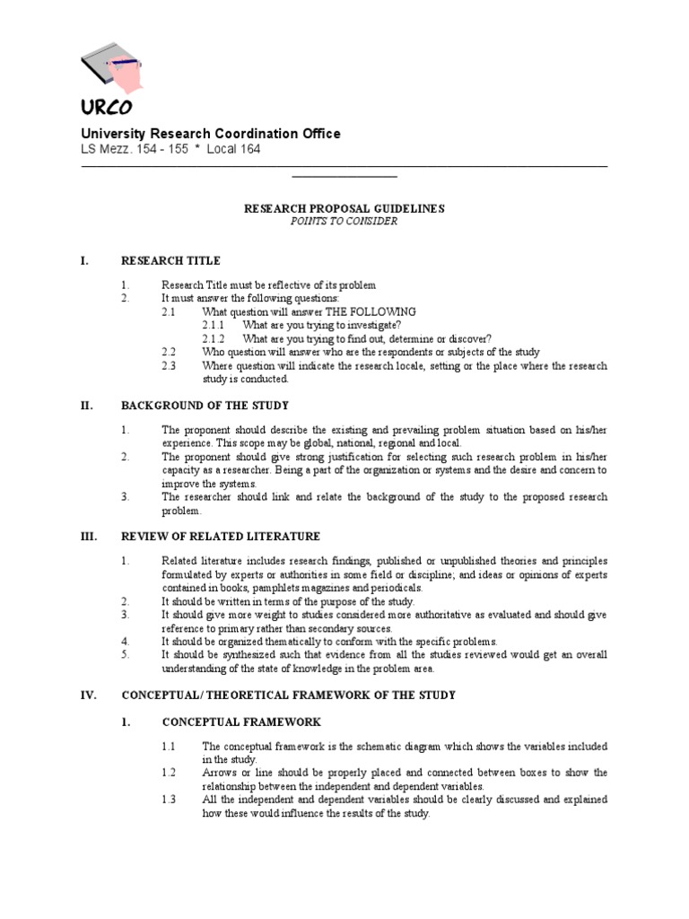 Research Proposal Guidelines Overview | PDF