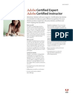 Adobe Certified Datasheet PDF