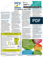 Pharmacy Daily For Thu 06 Feb 2014 - MA Urges Govt To Save PBS, Ken Harvey Quits La Trobe, TBN Enjoys Rapid Growth, Travel Specials and Much More
