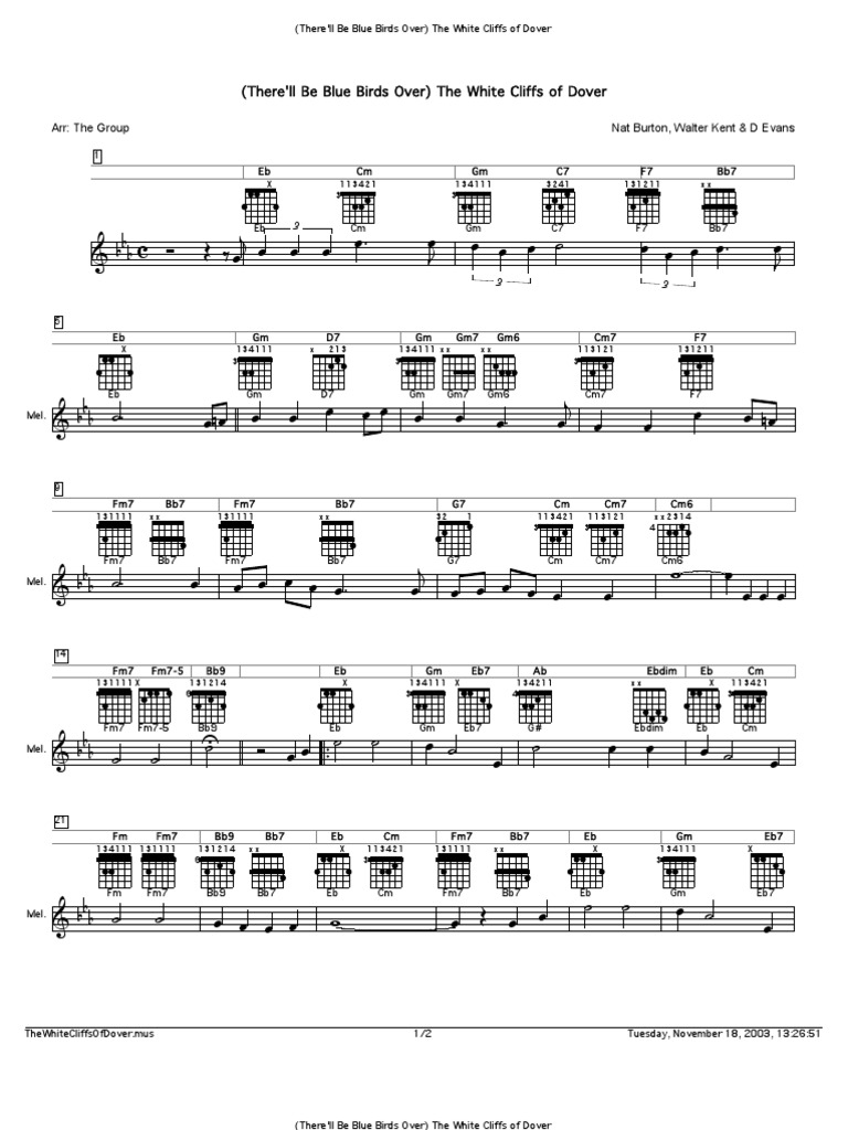 The White Cliffs of Dover PDF