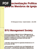A Conscientização Política PARA OS MEMBROS DA IGREJA_2009