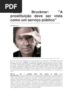 Pascal Bruckner - Entrevista