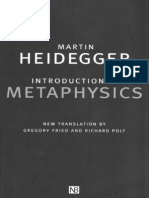 Heidegger Introduction To Metaphysics
