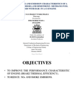 Performance and Emission Characteristics of A Jatropha Bio-Diesel and Dimethoxy-Methane Fuel Blends With Egr in A Ci Engine