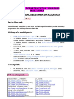 Bibliografia 2009 10