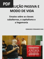 REVOLUÇÃO PASSIVA E MODO DE VIDA