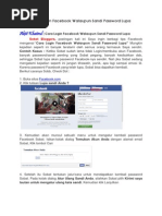 Download Cara Login Facebook Walaupun Sandi Password Lupa by Kiit Nak Lorong Hitam SN205037846 doc pdf