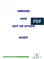 Owings and Out of Stock Audit ©RPSGB July 2005