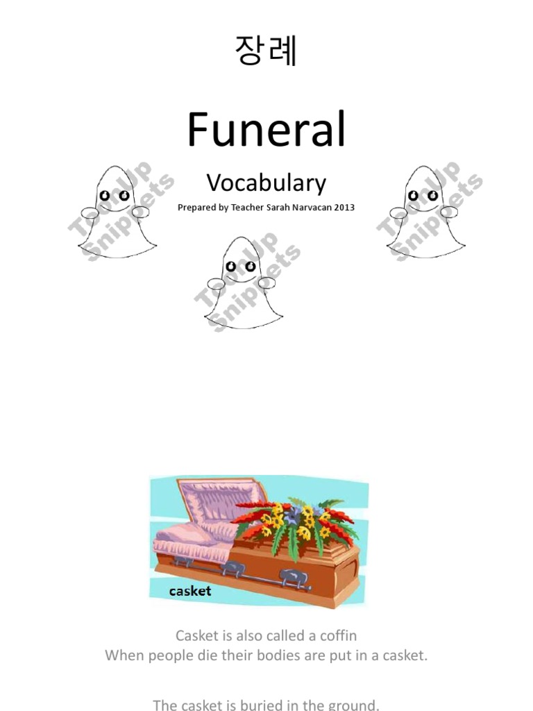 Funeral Vocabulary List Final PDF