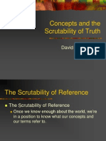 Concepts and Scrutability of Truth