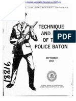 Technique and Use of The Police Baton