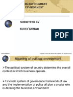 Subject - Business Environment Topic - Political Environment