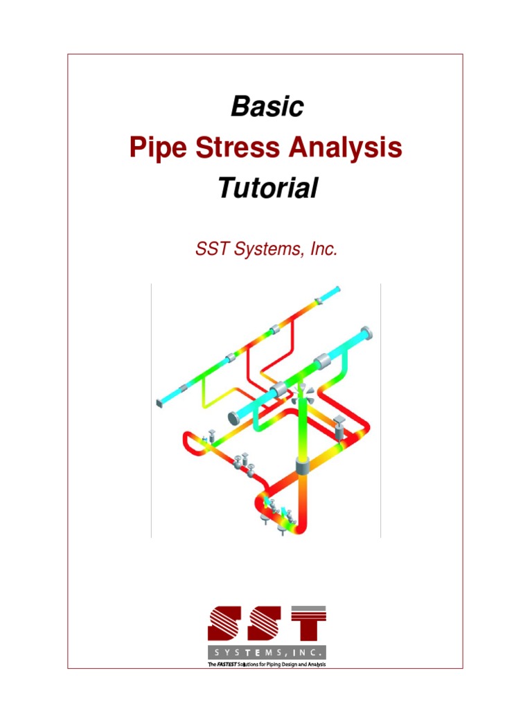 Basic Pipe Stress Analysis Tutorianyrnyrnl Stress (Mechanics) Pipe