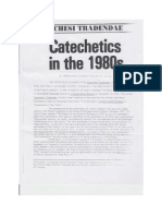 Catechesi Tradendae Catechetics in The 1980's. by Monsignor Vincent Foy, P.H., J.C.D.