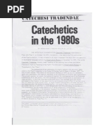 Catechesi Tradendae Catechetics in The 1980's. by Monsignor Vincent Foy, P.H., J.C.D.