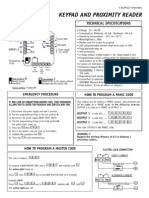 SU-PM proximity card reader setup info