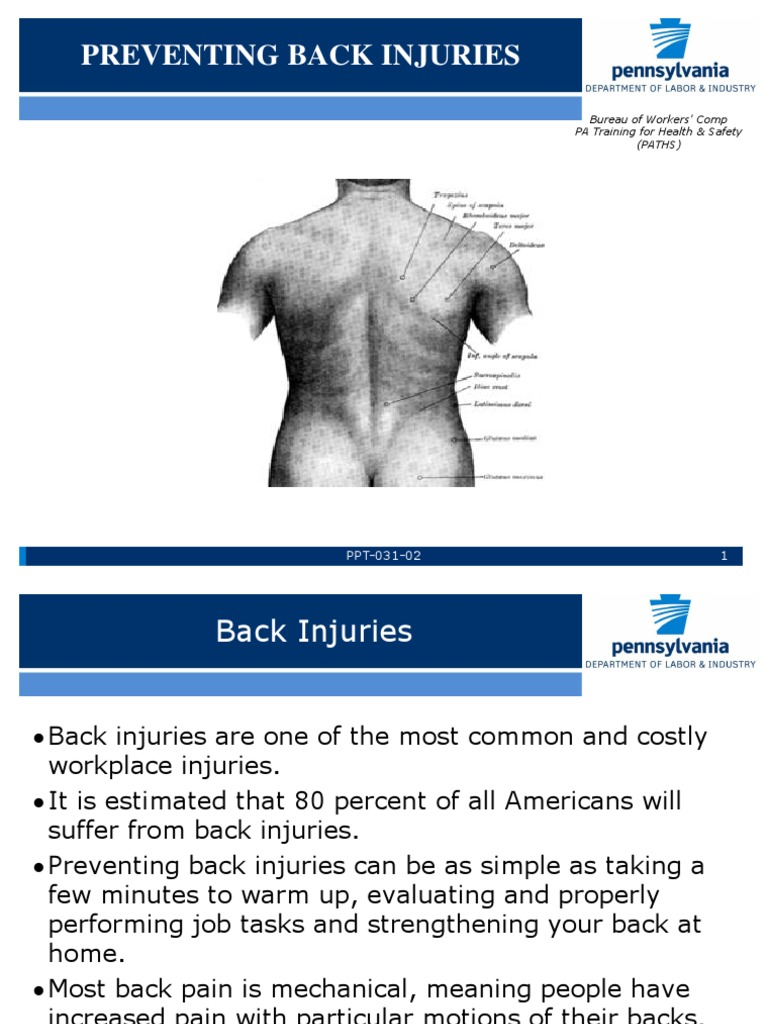 Back Injury Prevention Strategies | PDF | Human Leg | Abdomen
