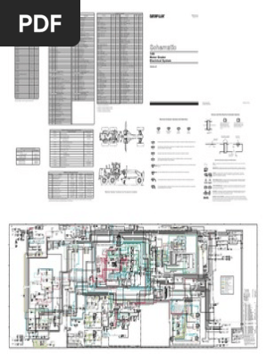 Cat Grader 14h 7wj664 Up Electrical System Schematic