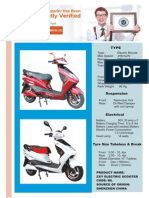 Shenzhen Futengda Vehicles Industry LTD.: Product Name: Zxy Electric Scooter Code: ML Source of Origin: Shenzhen China